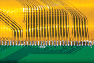 the circuit board with diagram and flexible cable