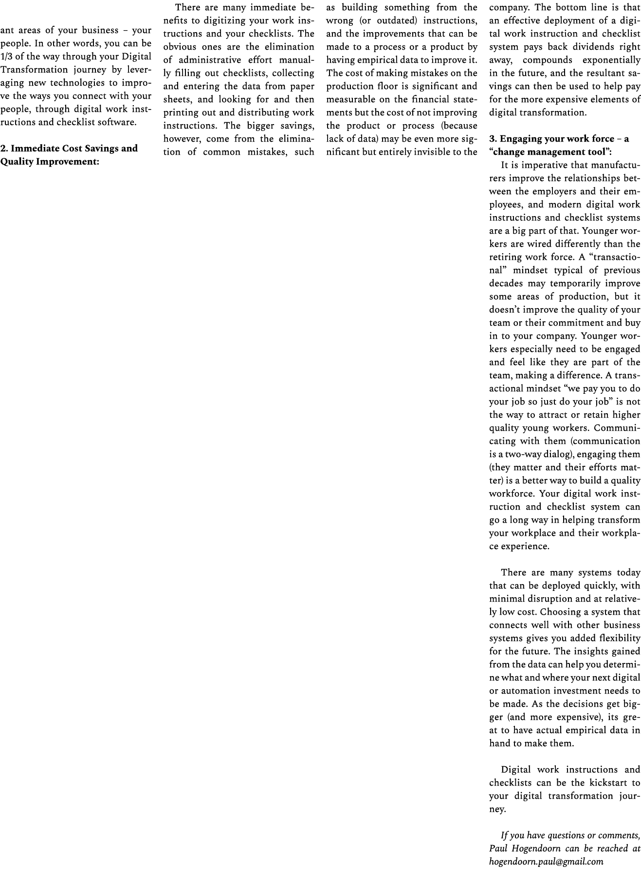 ant areas of your business – your people. In other words, you can be 1/3 of the way through your Digital Transformati...