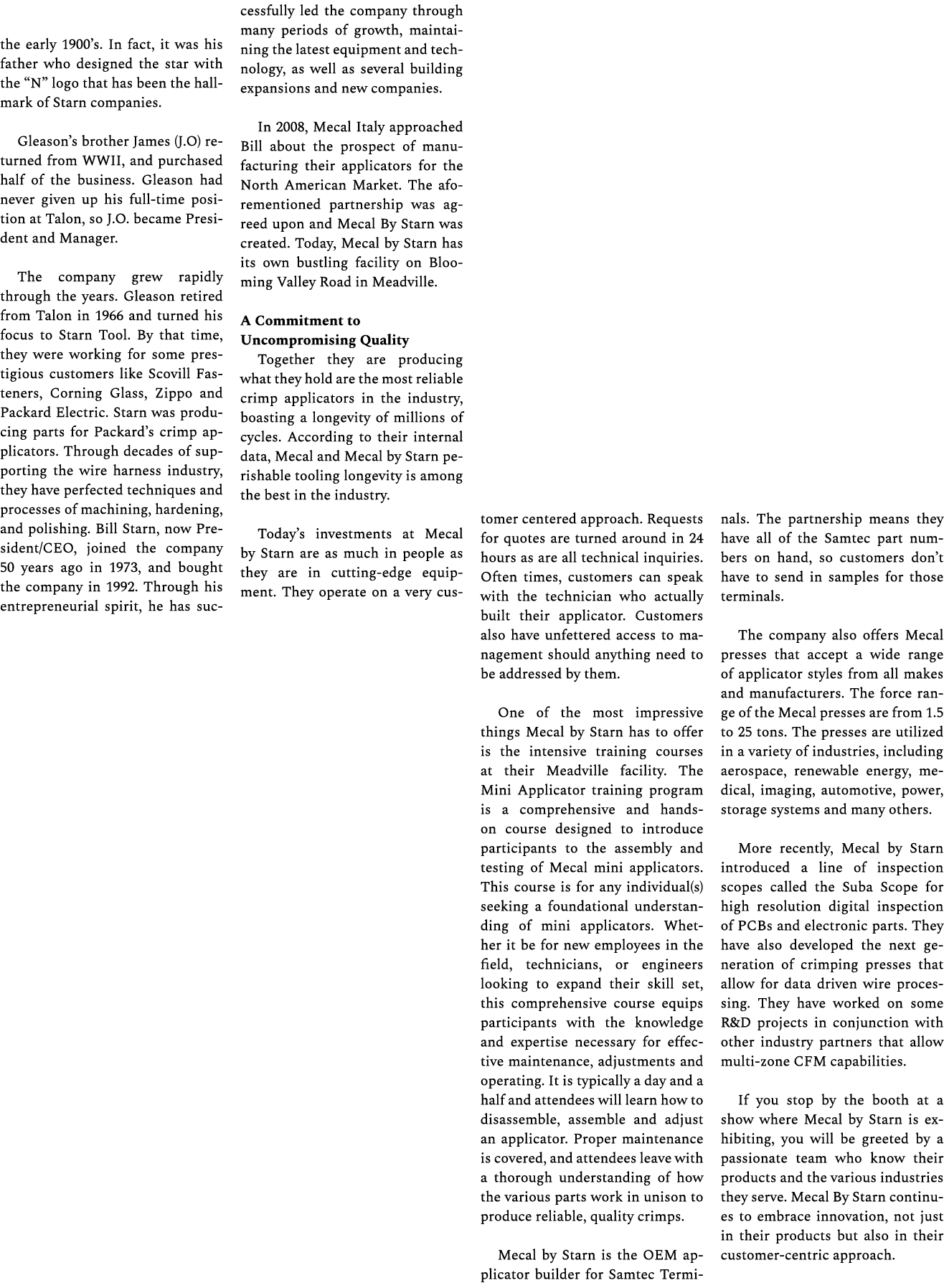 the early 1900’s. In fact, it was his father who designed the star with the “N” logo that has been the hallmark of St...