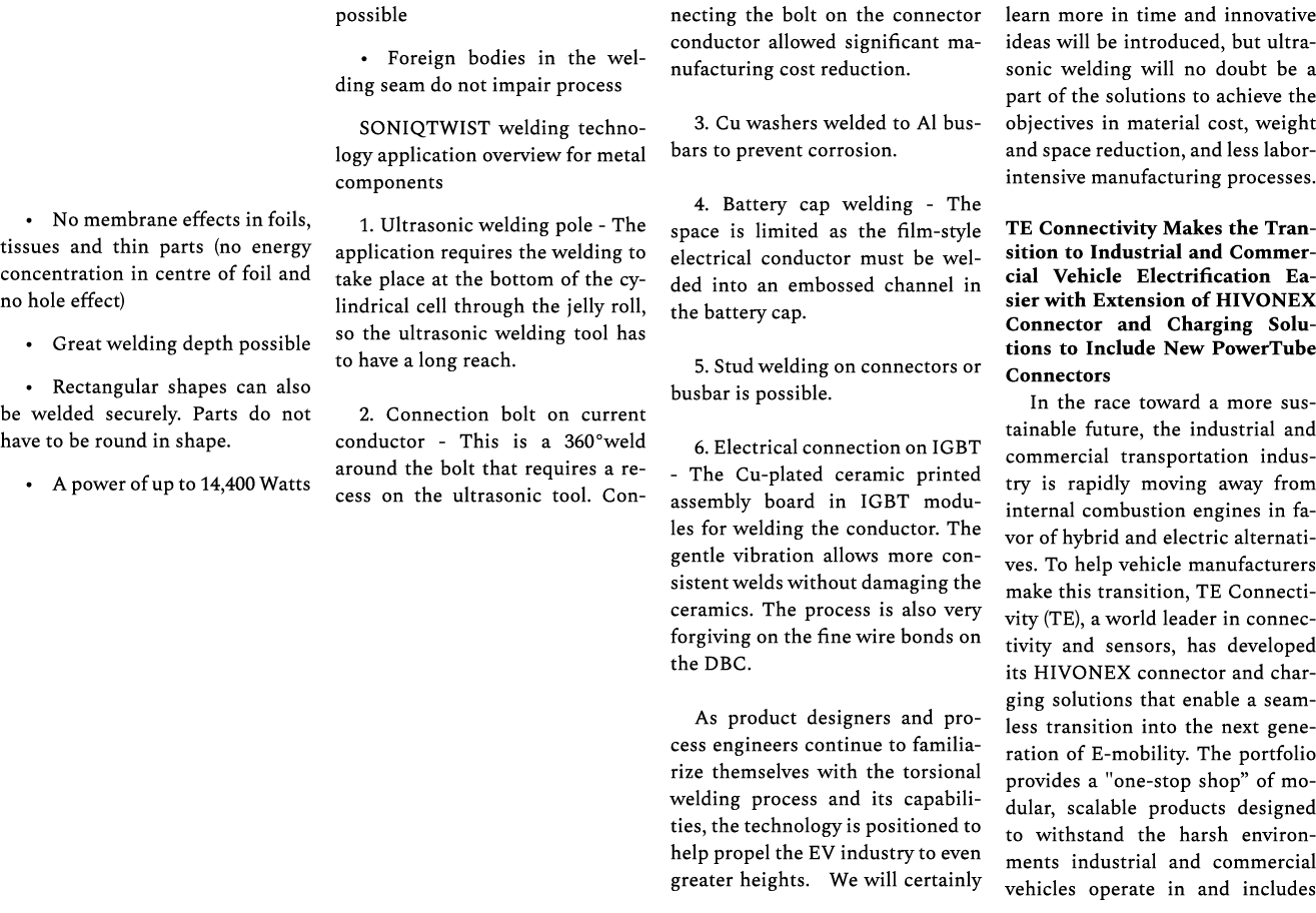 • No membrane effects in foils, tissues and thin parts (no energy concentration in centre of foil and no hole effect)...