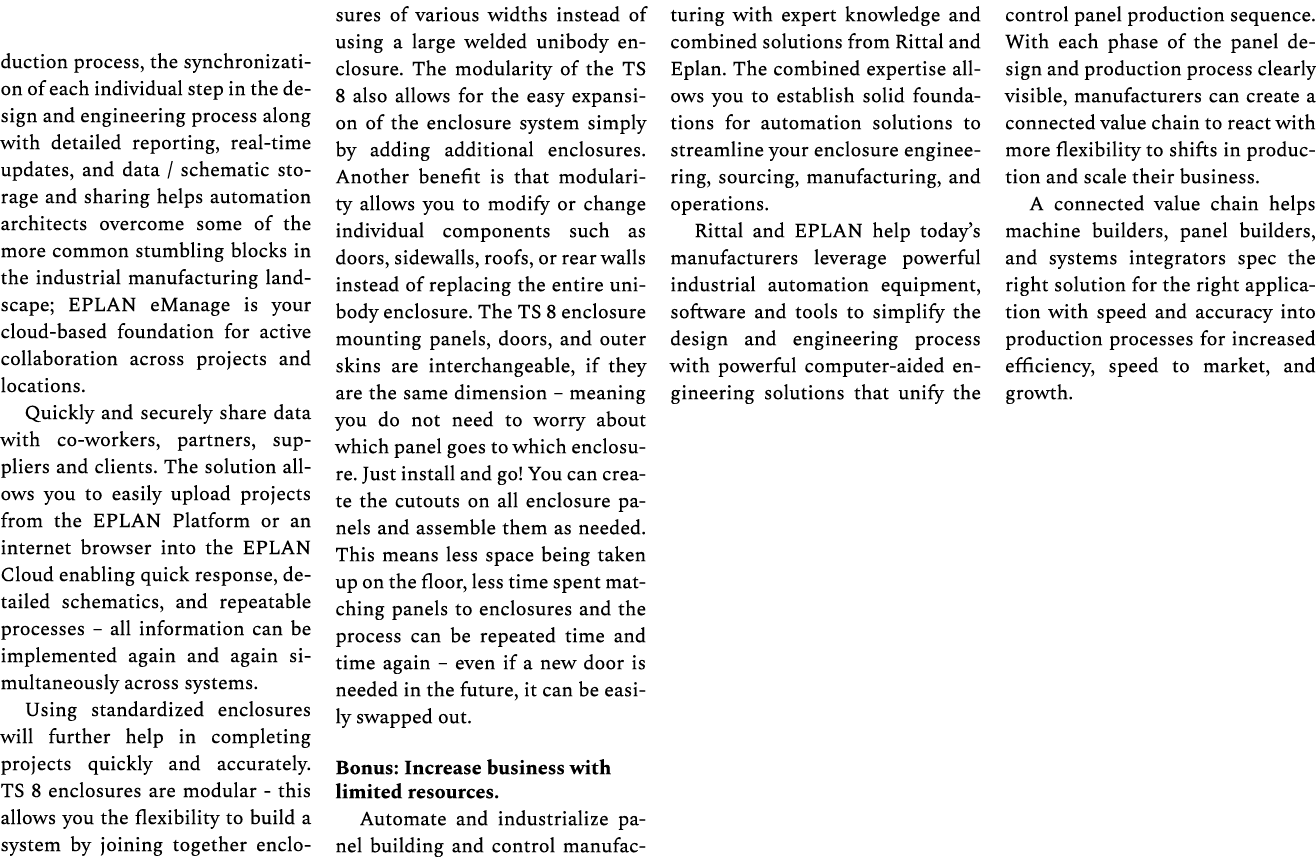 duction process, the synchronization of each individual step in the design and engineering process along with detaile...