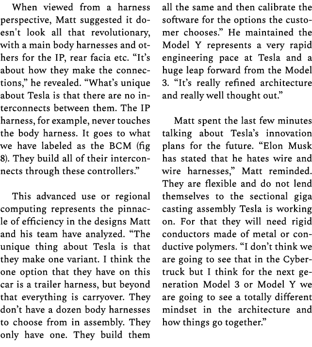When viewed from a harness perspective, Matt suggested it doesn't look all that revolutionary, with a main body harne...