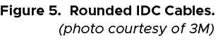 Figure 5. Rounded IDC Cables. (photo courtesy of 3M)