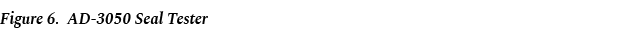 Figure 6. AD 3050 Seal Tester 