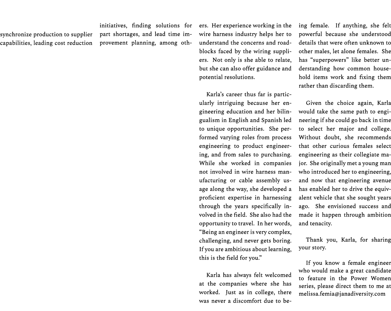 synchronize production to supplier capabilities, leading cost reduction initiatives, finding solutions for part short...