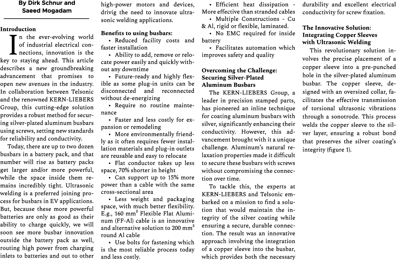By Dirk Schnur and Saeed Mogadam Introduction In the ever evolving world of industrial electrical connections, innova...