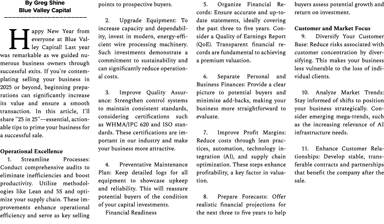 By Greg Shine Blue Valley Capital Happy New Year from everyone at Blue Valley Capital! Last year was remarkable as we...