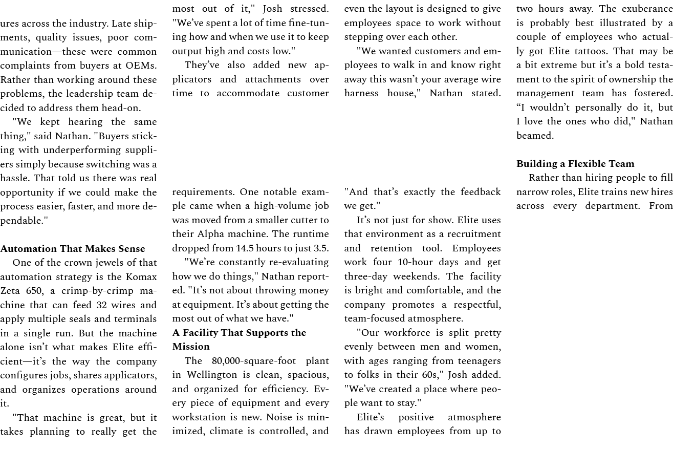 ures across the industry. Late shipments, quality issues, poor communication—these were common complaints from buyers...