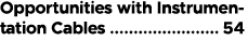 Opportunities with Instrumentation Cables 54