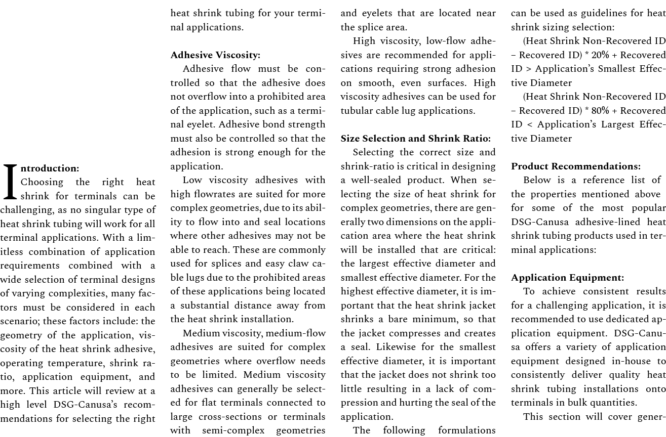 Introduction: Choosing the right heat shrink for terminals can be challenging, as no singular type of heat shrink tub...