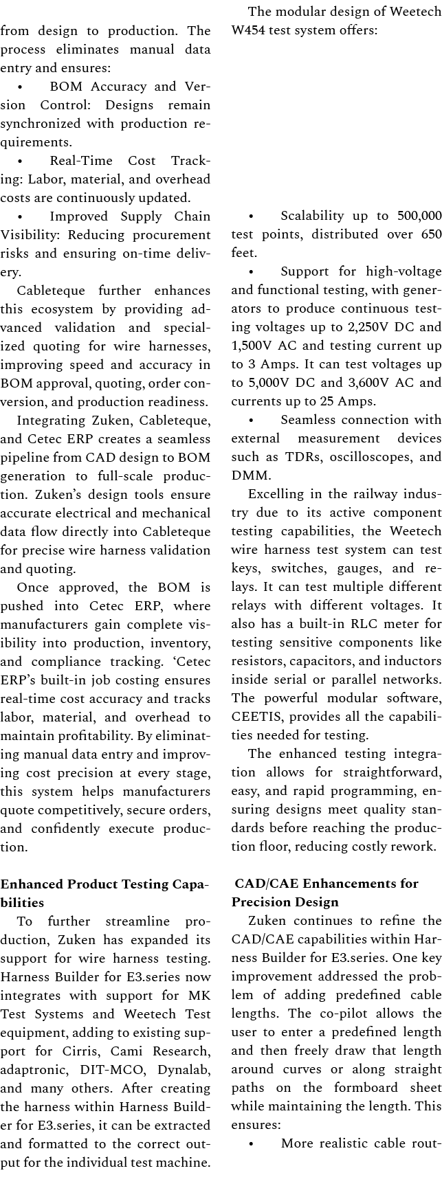 from design to production. The process eliminates manual data entry and ensures: • BOM Accuracy and Version Control: ...