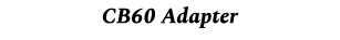CB60 Adapter