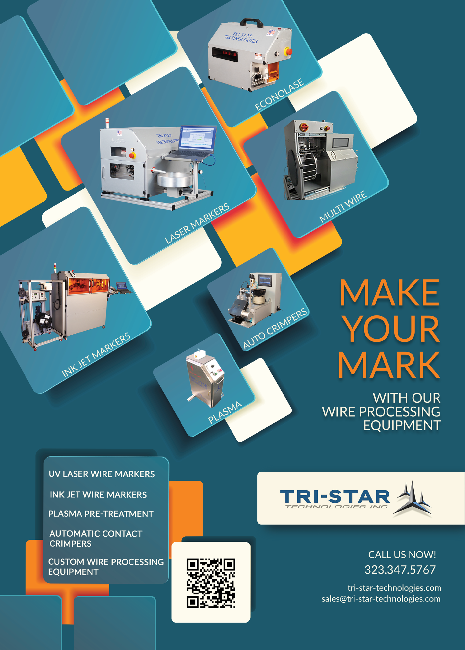 A colorful advertisement for Tristar. Description generated by AI