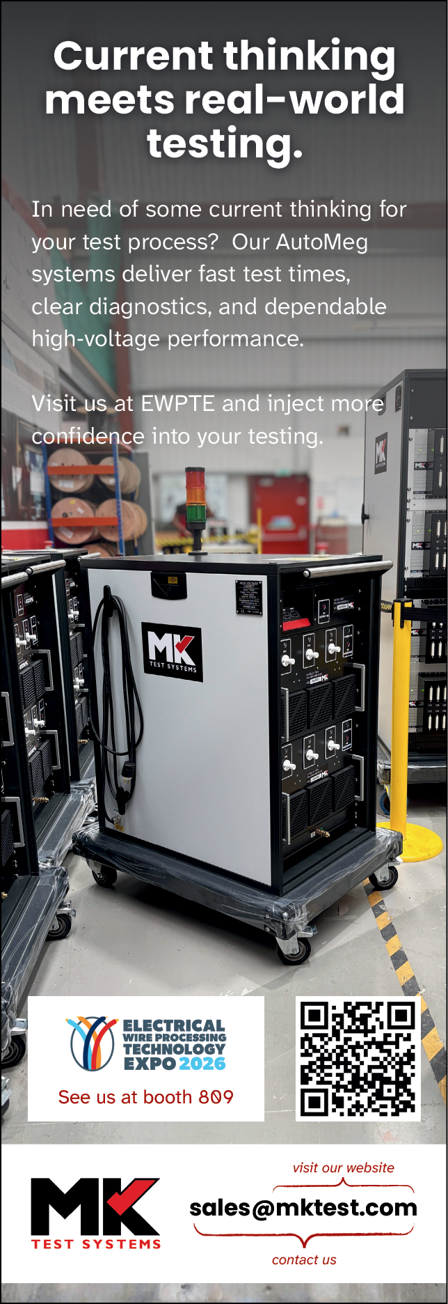 A large machine with a red and black sign on it. AI generated content