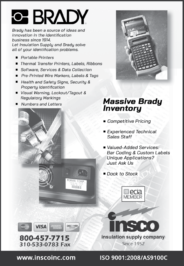 An advertisement for Brady's Inventory Supply Company, featuring a calculator and a printer. AI generated content