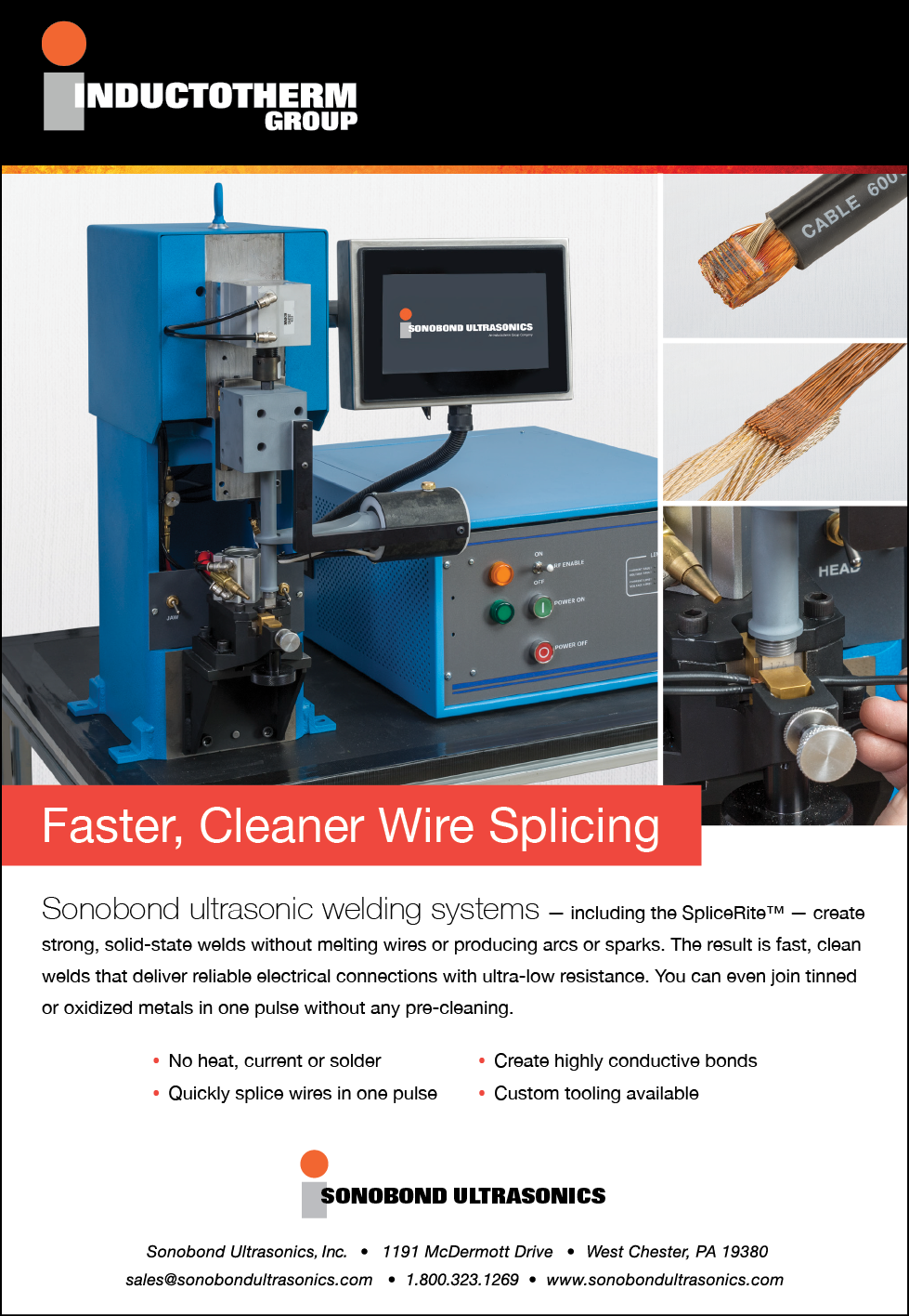 A blue machine is used for cutting wires. AI generated content