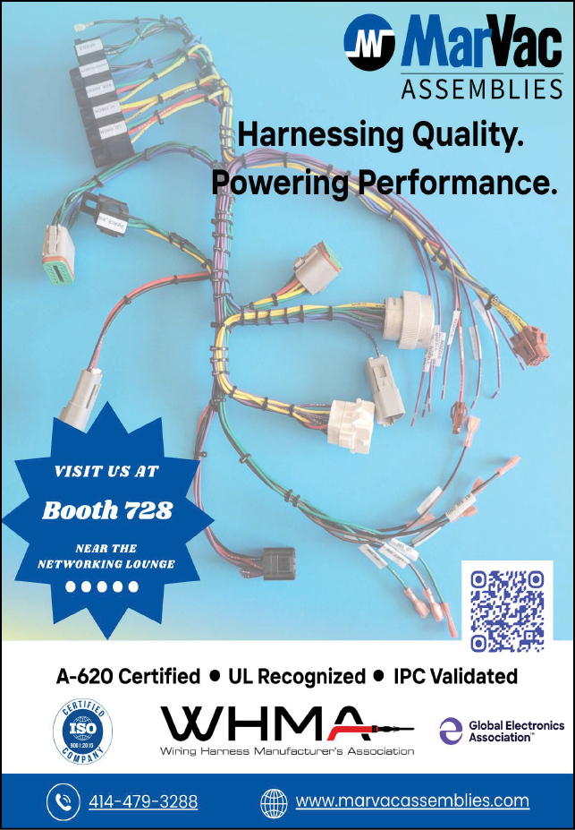 A poster advertising Marvac Assemblies, a company that specializes in harnessing quality, power, and performance. AI generated content