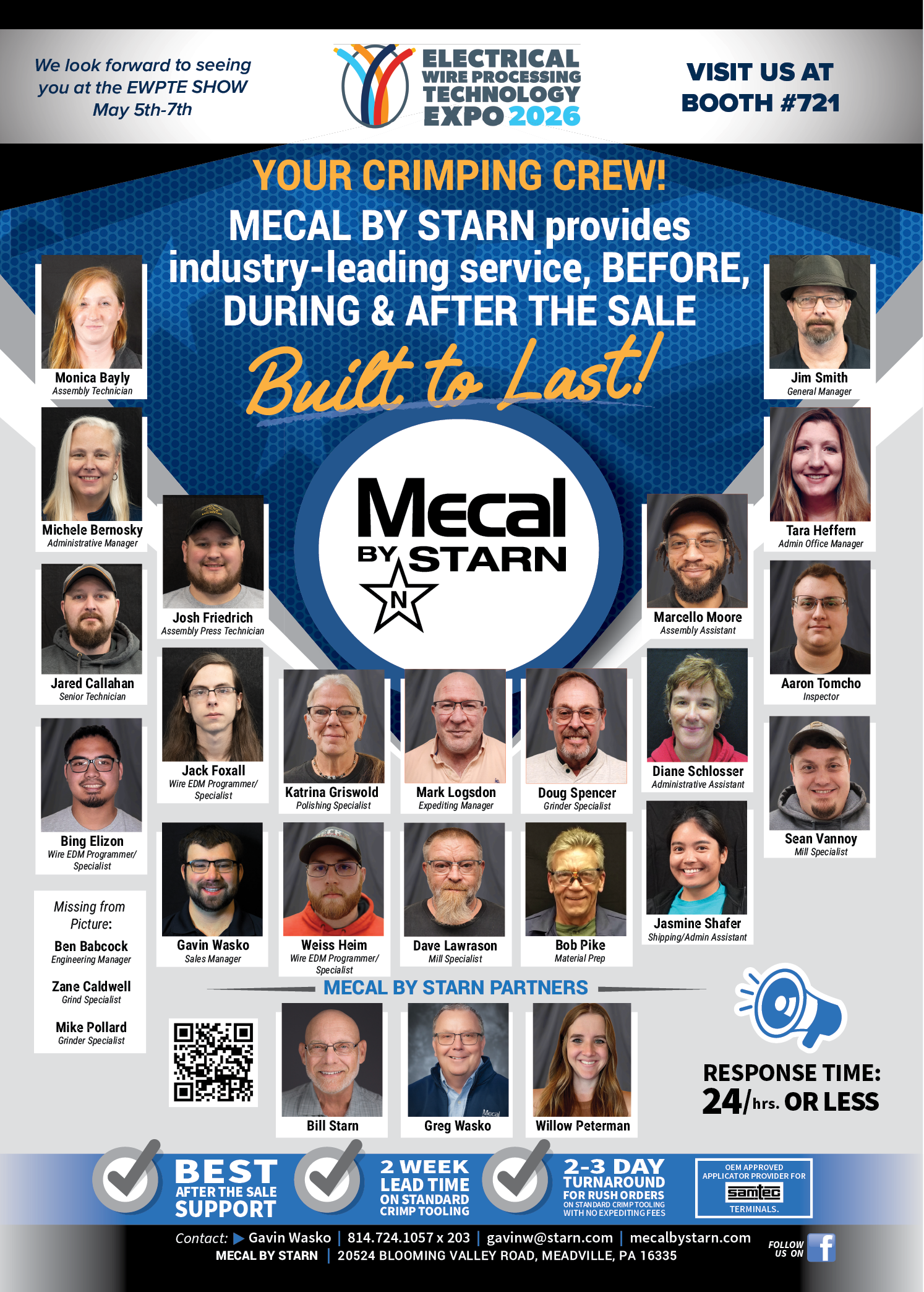 A poster advertising an electrical expo features a group of people, including a woman wearing glasses. AI generated content
