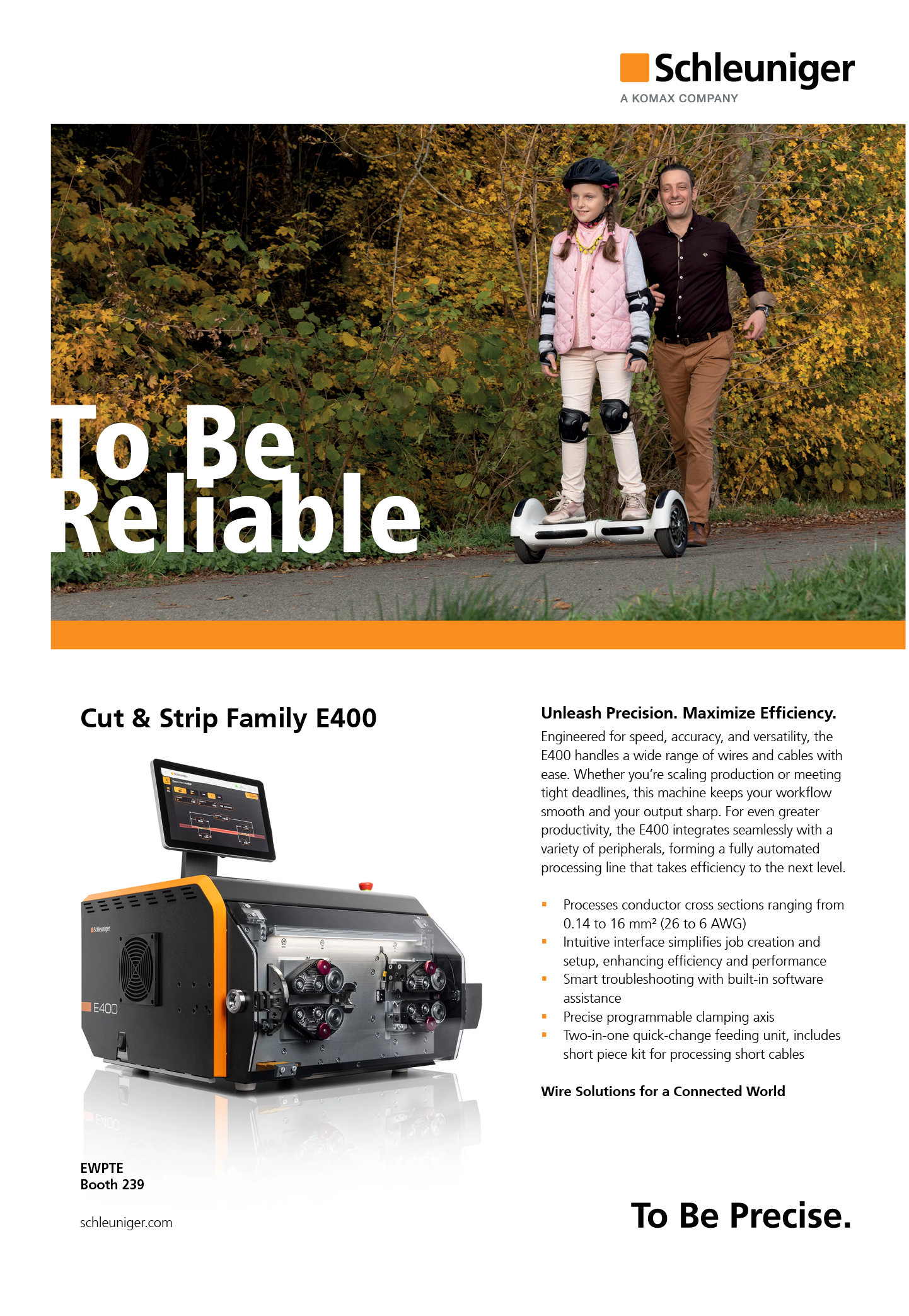 A young girl is riding a Segway, while a man stands beside her. The advertisement is for a Segway, and it is being sold for 500 euros. AI generated content