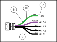 A diagram of a car's electrical system. Description generated by AI