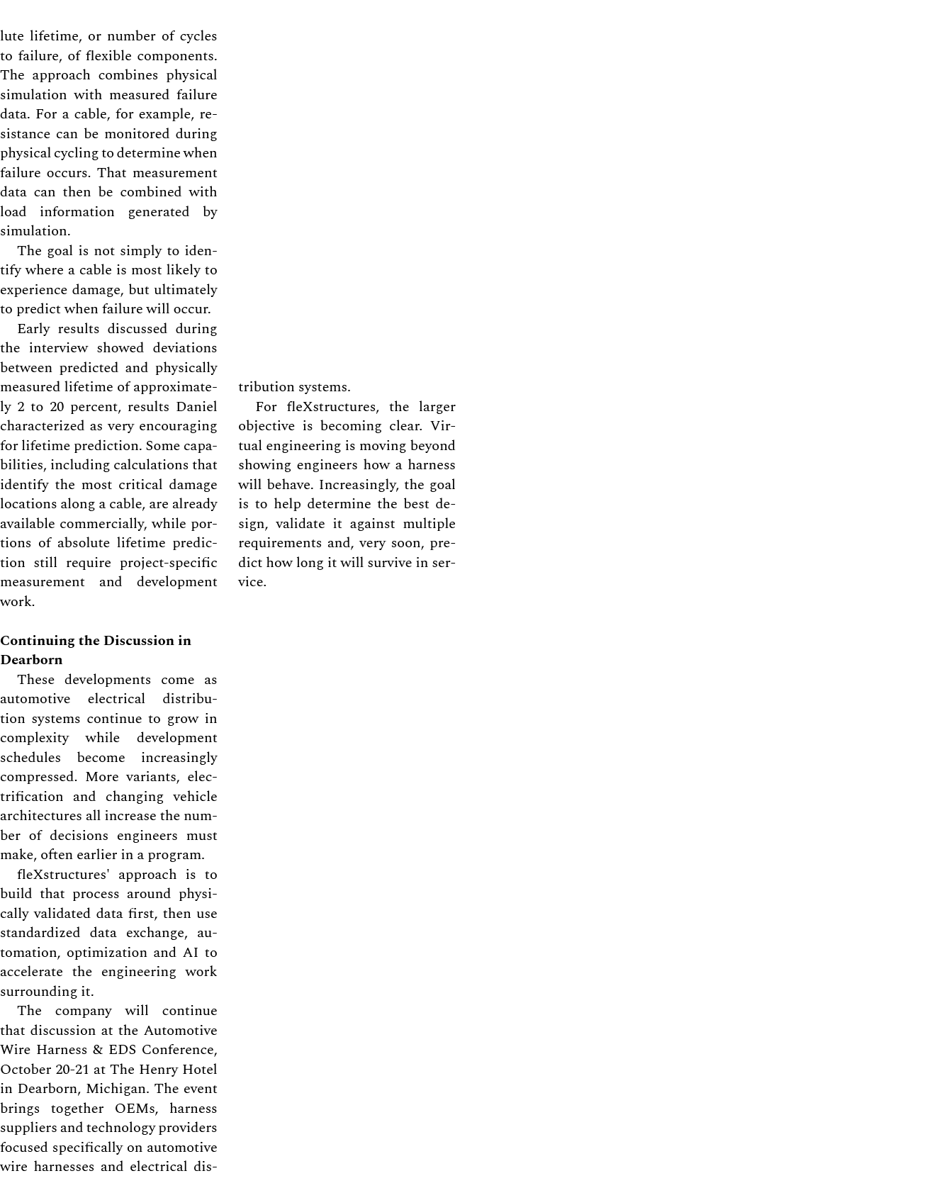 lute lifetime, or number of cycles to failure, of flexible components. The approach combines physical simulation with...