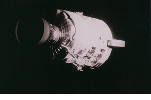 APOLLO 13 SERVICE MODULE DAMAGE